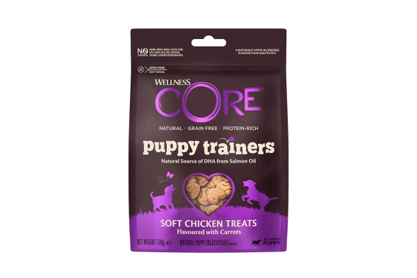 Wellness Core Λιχουδιές Εκπαίδευσης Κοτόπουλο Puppy 170gr