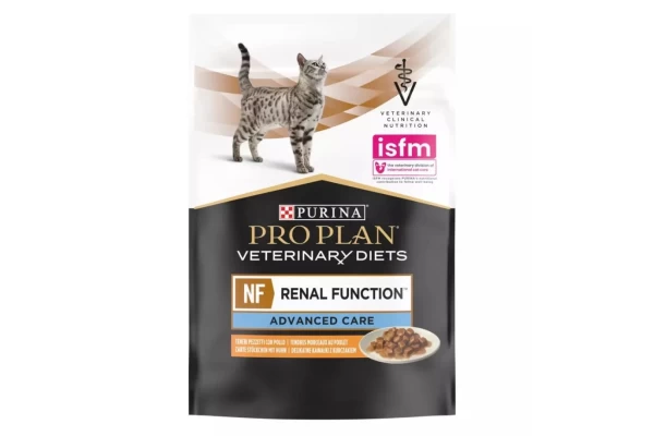 Pro Plan Veterinary Diet NF Renal Function Κοτόπουλο 1x85gr Κομματάκια σε σάλτσα 