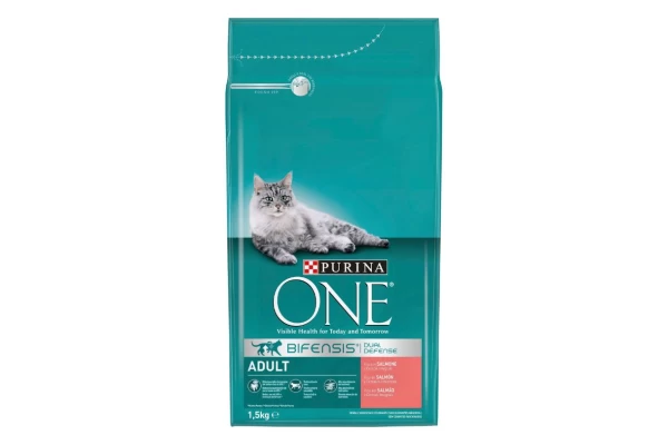 Purina One Adult Σολομός & Δημητριακά 1,5kg