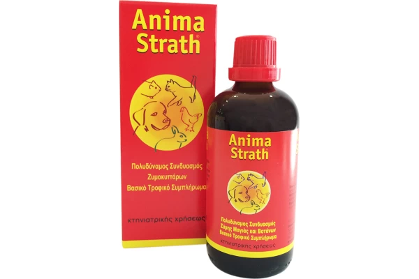 Anima Strath Φυτικό Διατροφικό Συμπλήρωμα για όλα τα Ζώα 100ml
