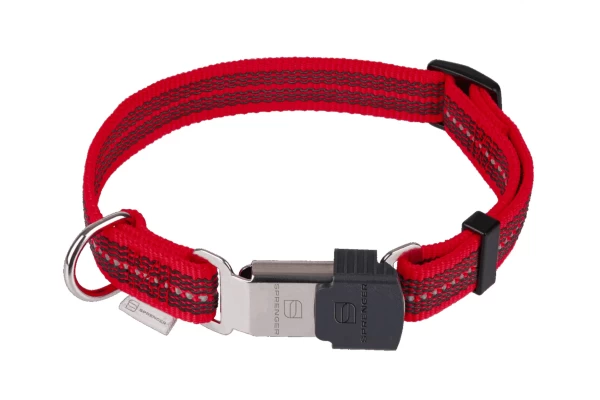 Sprenger nylon ανακλαστικό περιλαίμιο (κολάρο) Κόκκινο  40 - 55 cm