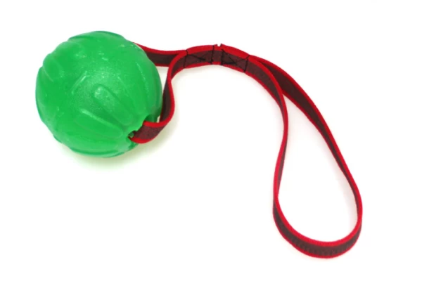 Μπαλάκι σιλικόνης με ιμάντα 9cm