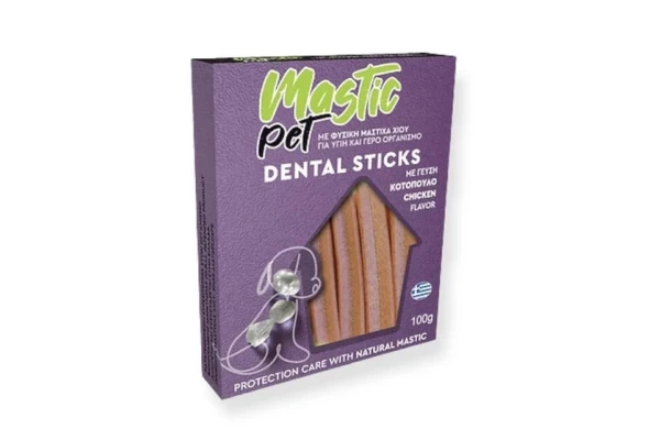 Mastic Pet Μασώμενο Stick για Σκύλους & Γάτες κατά της Πέτρας & Πλάκας 100gr