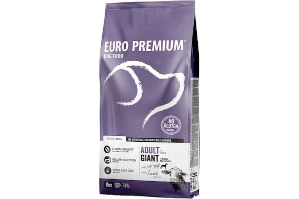 Ξηρά τροφή σκύλου Euro Premium Adult Giant breed 12kg Κοτόπουλο&Ρύζι