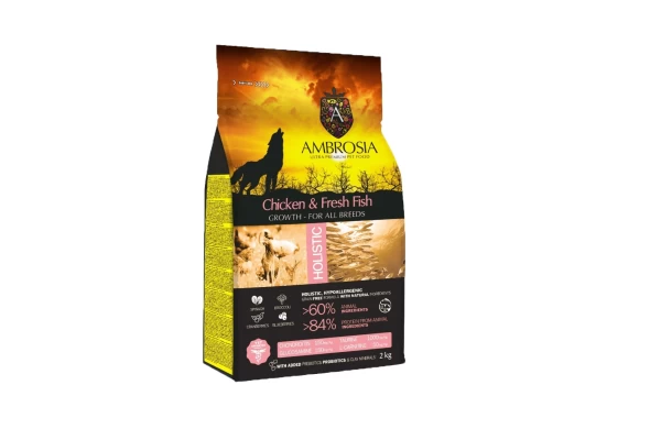 Ambrosia Puppy Chicken & Fresh Fish 6kg GRAIN FREE