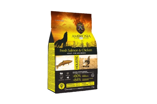 Ambrosia Adult Fresh Salmon & Chicken 6kg GRAIN FREE