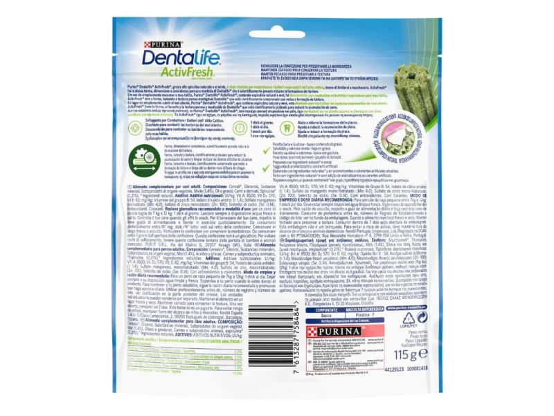 DENTALIFE ACTIVFRESH Small 6x115g
