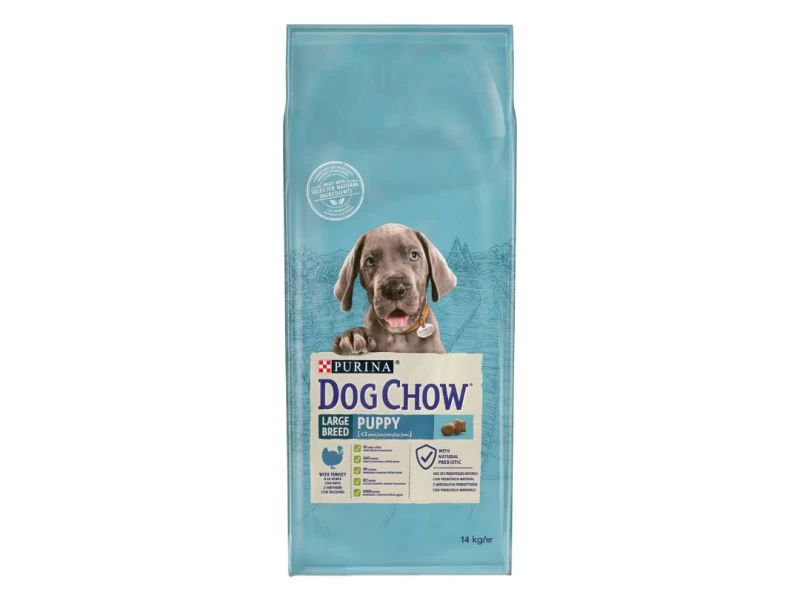 TONUS DOG CHOW PUPPY LARGE BREED με Γαλοπούλα 14KG