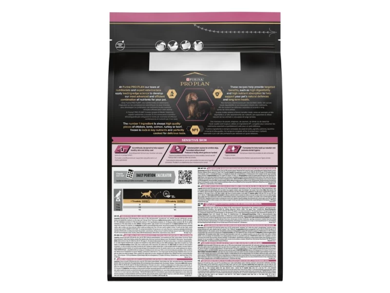 PURINA PRO PLAN DOG SMALL & MINI ADULT SENSITIVE SKIN 3KG