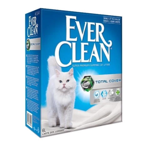 Ever Clean Total Cover Clumping Cat Litter Unscented 6L