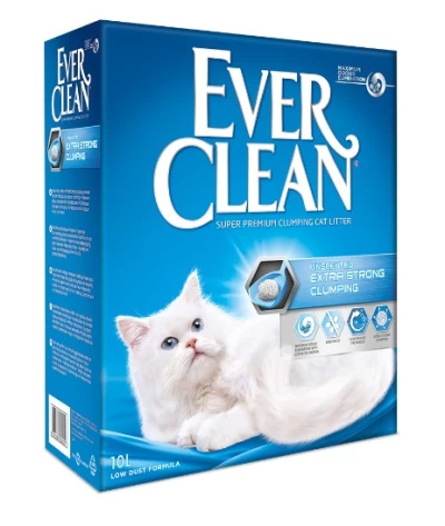 Ever Clean Extra Strong Clumping Cat Litter Unscented 10L