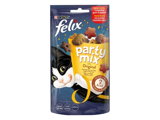 Felix Party Mix Snacks Original Mix με γεύση ΚΟΤΟΠΟΥΛΟ, ΣΥΚΩΤΙ και ΓΑΛΟΠΟΥΛΑ 60g