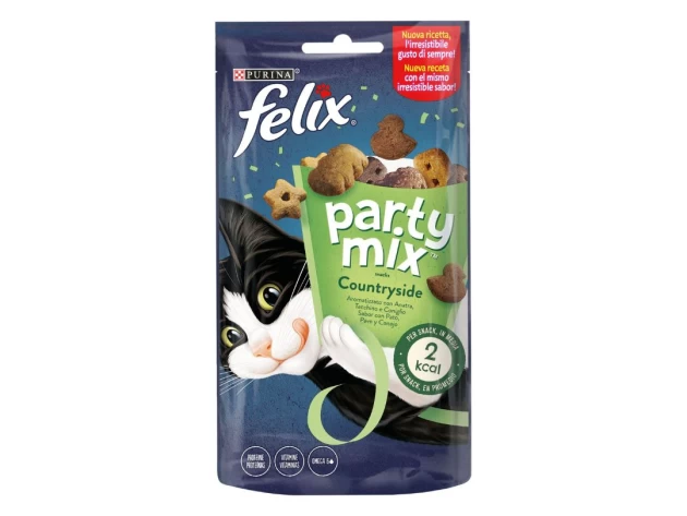 Felix Party Mix Snacks Countryside Mix με γεύση ΠΑΠΙΑ, ΓΑΛΟΠΟΥΛΑ και ΚΟΥΝΕΛΙ 60g