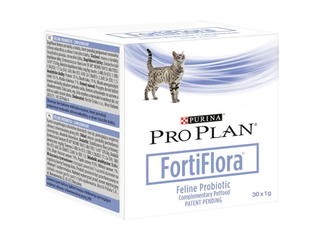 Purina Veterinary Diets Fortiflora Συμπλήρωμα για Γάτες 30x1gr