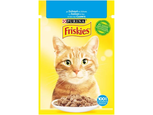 Friskies® για γάτες με Σολομό σε σάλτσα 85g