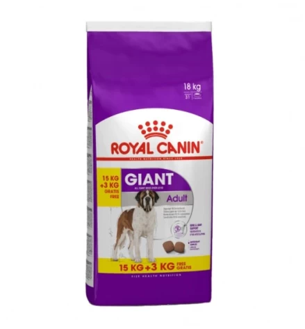 Royal Canin Giant Adult 15+3kg Δώρο