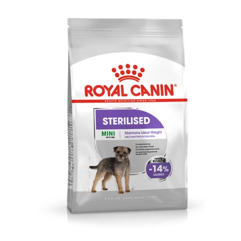 Royal Canin Mini Sterilised 8kg Ξηρά Τροφή για Ενήλικους Στειρωμένους Σκύλους Μικρόσωμων Φυλών με Πουλερικά
