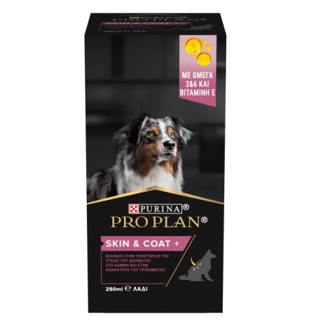 Purina Pro Plan Dog Skin & Coat+ Συμπλήρωμα Διατροφής σε Έλαιο 250ml