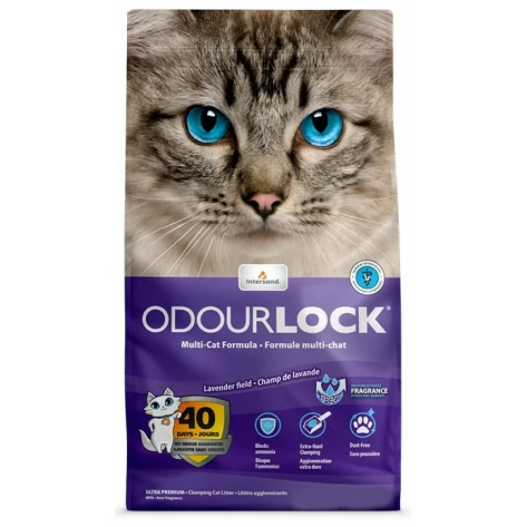 Indersand Odourlock Ultra Premium Clumping Άμμος Γάτας Λεβάντα 6kg 