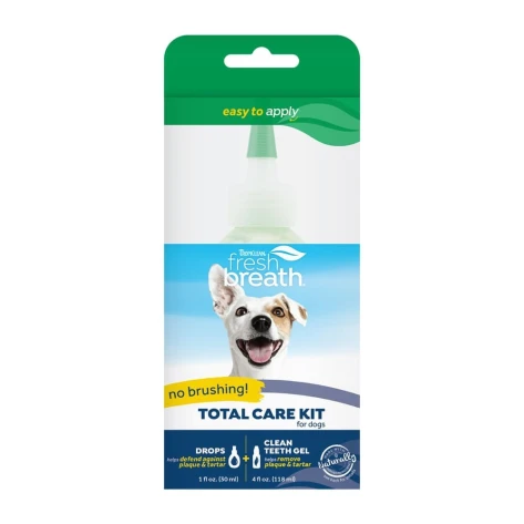 Tropiclean Fresh Breath Kit Gel για Σκύλους κατά της Πέτρας & Πλάκας 30ml No Brushing