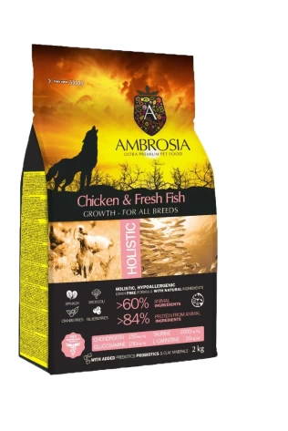 Ambrosia Puppy Chicken & Fresh Fish 6kg GRAIN FREE
