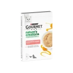 GOURMET NATURE'S CREATIONS PUREE με Σολομό και Καρότα (5Χ10g)